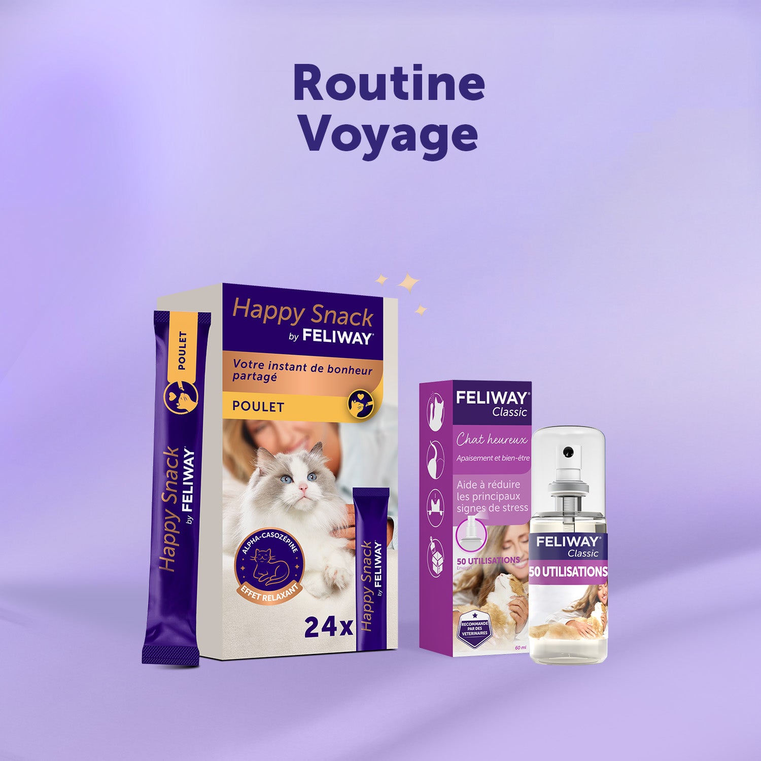 Routine Voyage Apaisé - Poulet (x24) & Spray