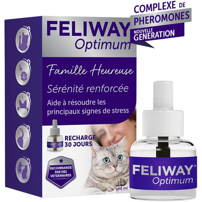 FELIWAY Optimum recharge 30 jours de sérénité pour votre chat