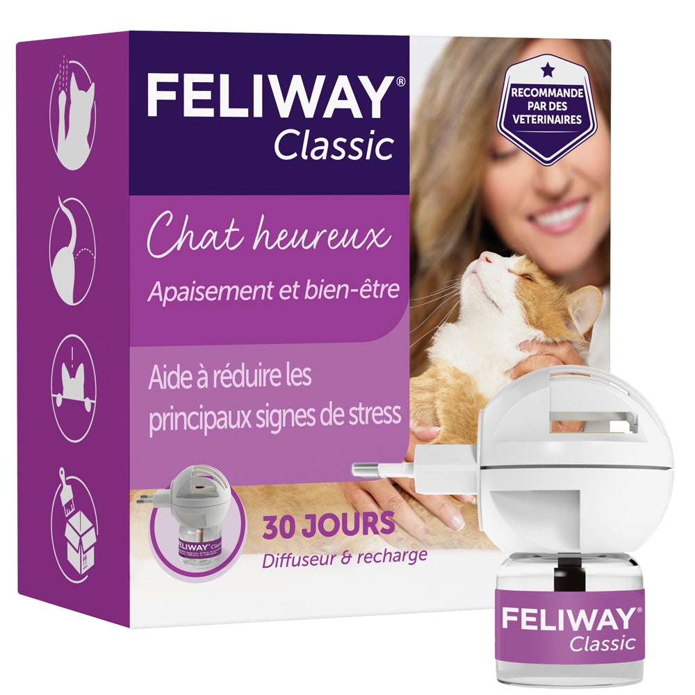 FELIWAY Classic Starter kit offre apaisement er bien-être aux chats