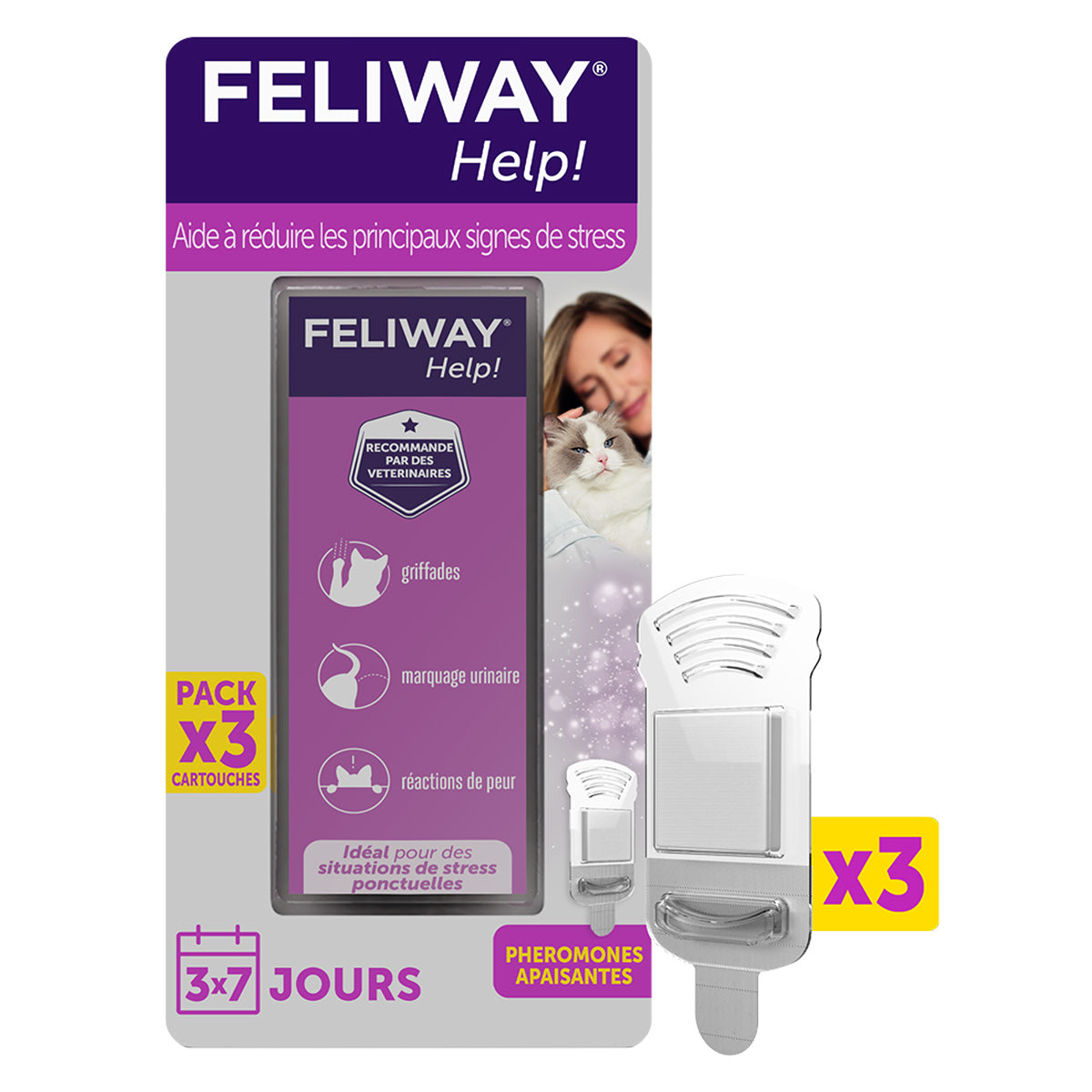 FELIWAY Help! Pack 3 cartouches